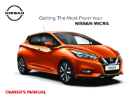 Nissan Micra K14 - Owners manual EN 2018-5